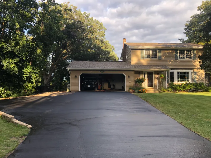 Professional driveway sealcoating in Eagan, Minnesota